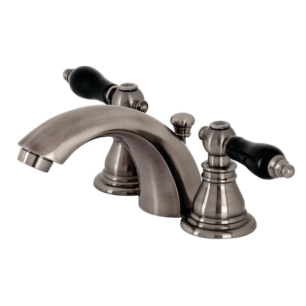 Duchess Widespread Bathroom Faucet W/ Plastic Pop-Up, Black Stainless